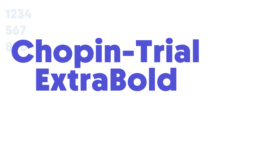 Chopin-Trial ExtraBold-font-download