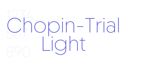 Chopin-Trial Light-font-download
