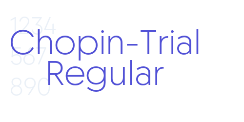 Chopin-Trial Regular-font-download