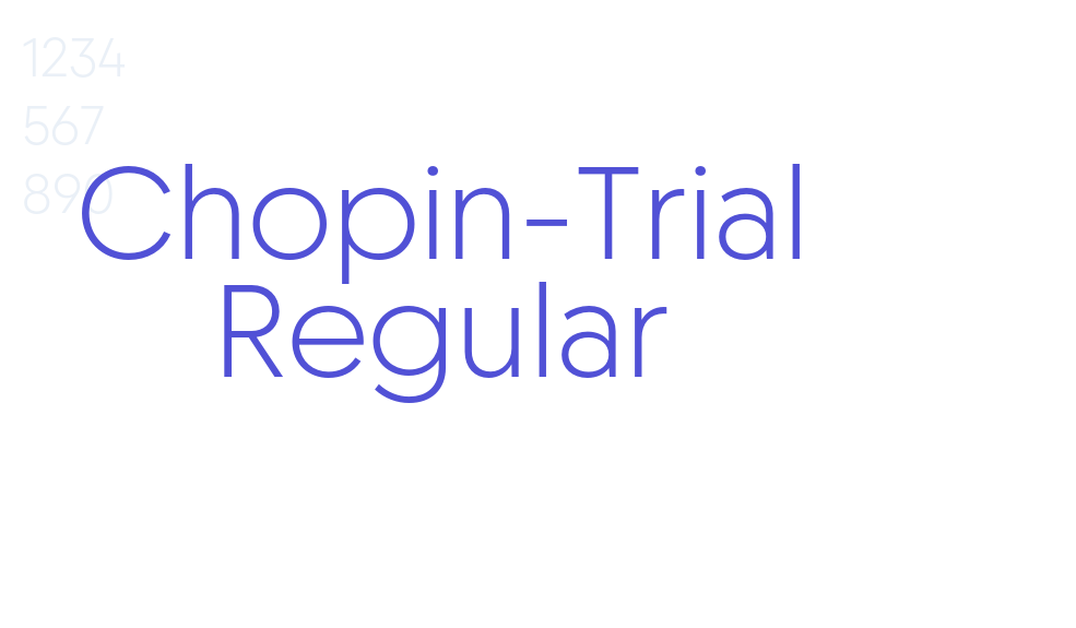 Chopin-Trial Regular-font-download