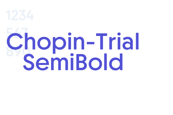 Chopin-Trial SemiBold