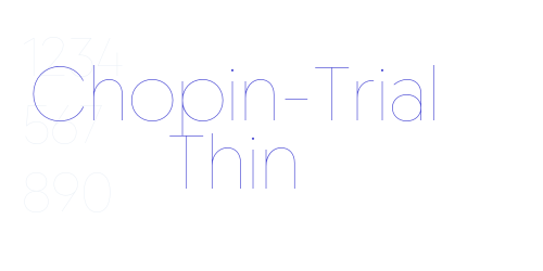 Chopin-Trial Thin-font-download