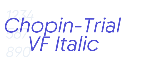 Chopin-Trial VF Italic-font-download