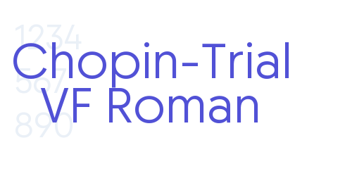 Chopin-Trial VF Roman-font-download