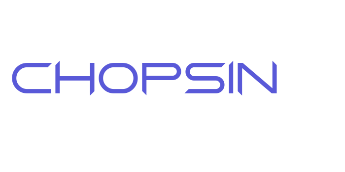 Chopsin Font Download