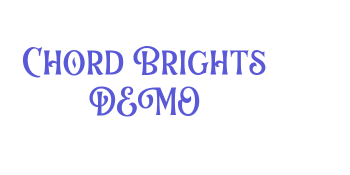 Chord Brights DEMO Font Download