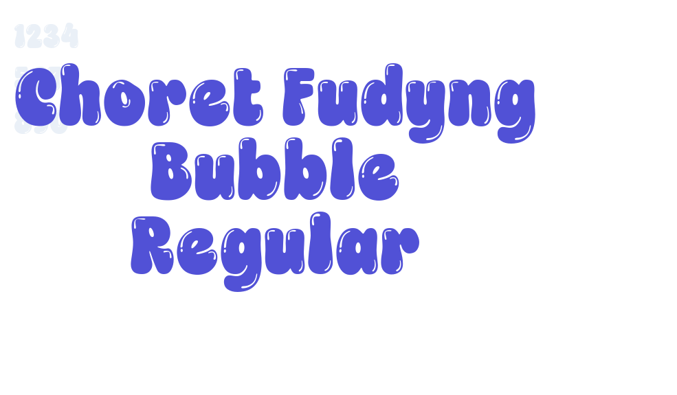 Choret Fudyng Bubble Regular-font-download