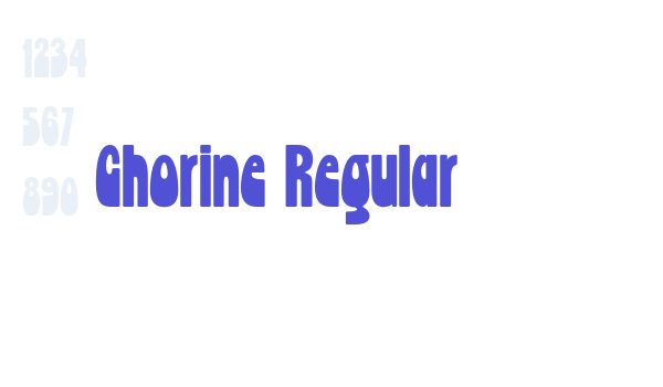 Chorine Regular font download