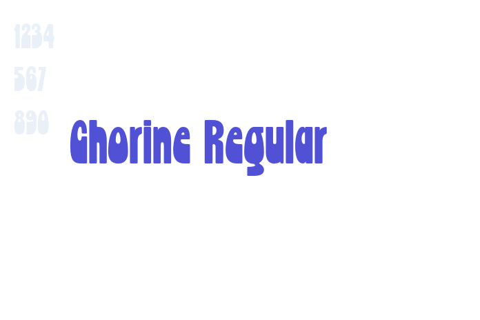 Chorine Regular font download