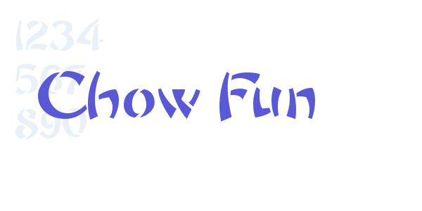 Chow Fun font free