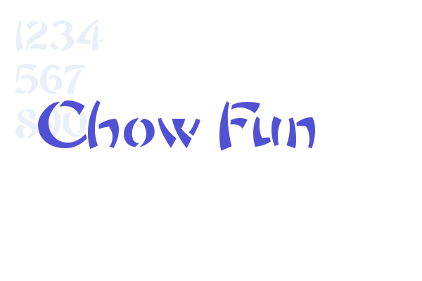 Chow Fun Font Download