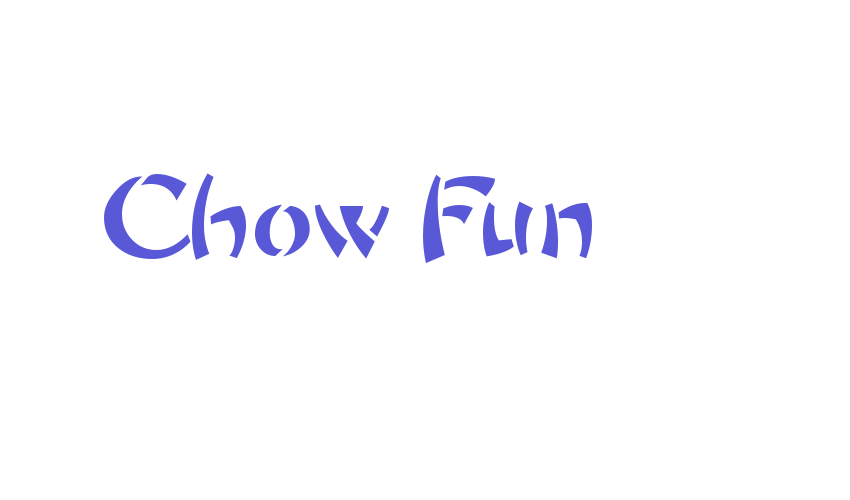 Chow Fun Font Download