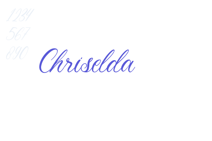 Chriselda font free