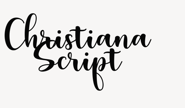 Christiana Script Font