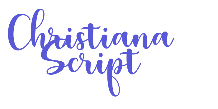 Christiana Script Font Download