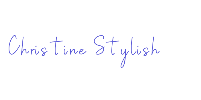 Christine Stylish Font Download