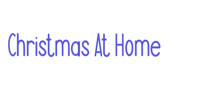 Christmas At Home Font