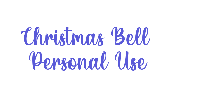 Christmas Bell – Personal Use Font Download