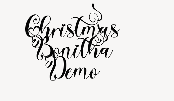 Christmas Bonitha Demo Font