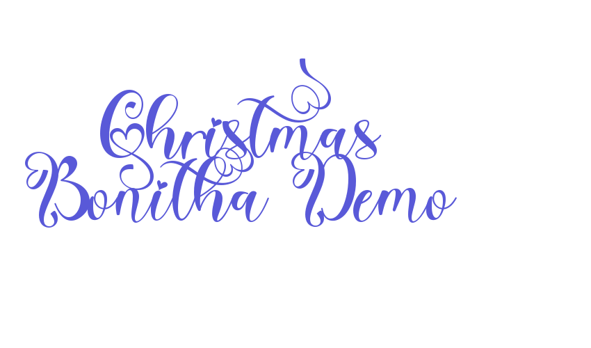 Christmas Bonitha Demo Font