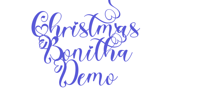 Christmas Bonitha Demo Font Download