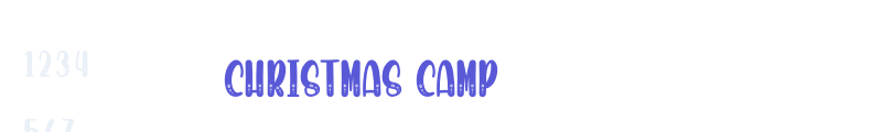 Christmas Camp font