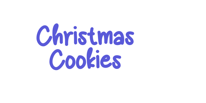 Christmas Cookies Font Download