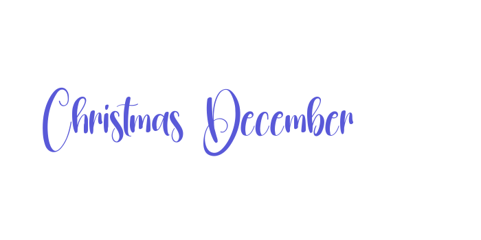 Christmas December Font Download