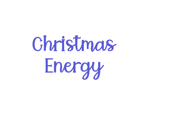 Christmas Energy Font