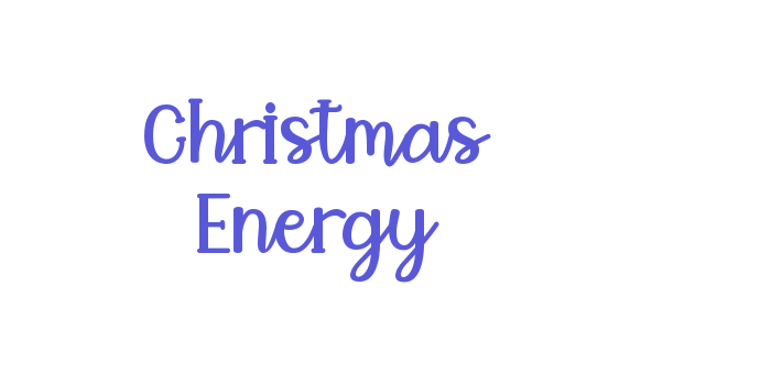 Download Christmas Energy Font