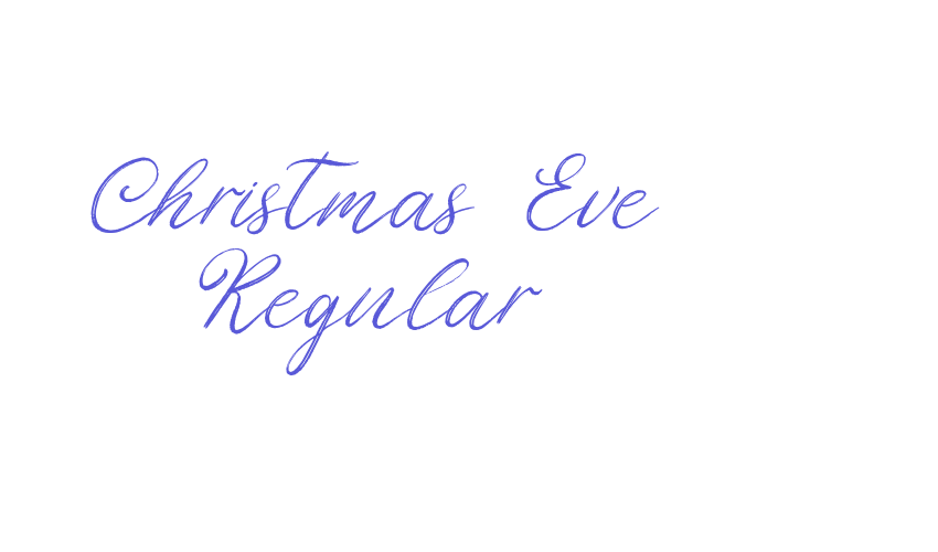 Christmas Eve Regular Font