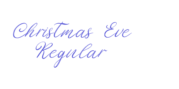 Christmas Eve Regular Font Download