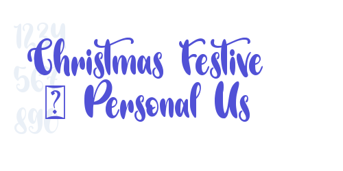 Christmas Festive – Personal Us-font-download