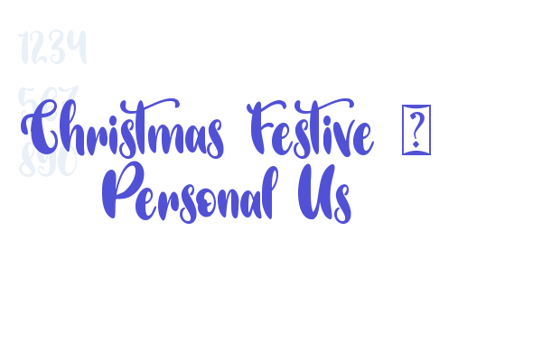 Christmas Festive – Personal Us