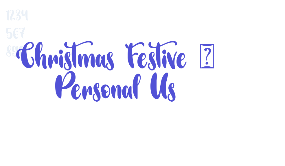 Christmas Festive – Personal Us-font-download