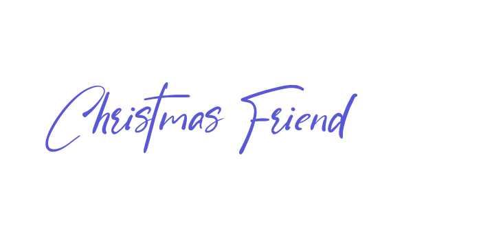 Christmas Friend Font Download