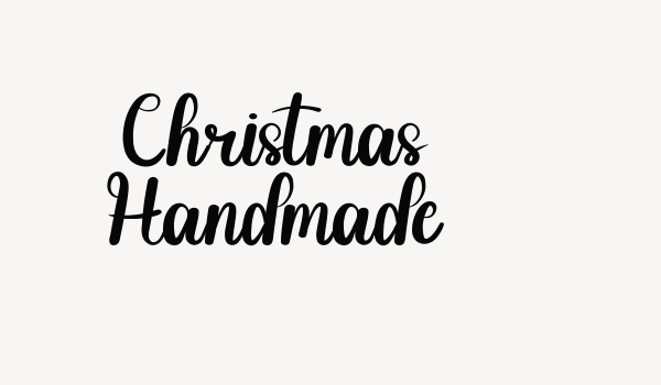 Christmas Handmade Font