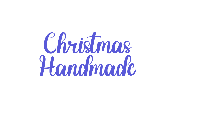 Christmas Handmade Font Download