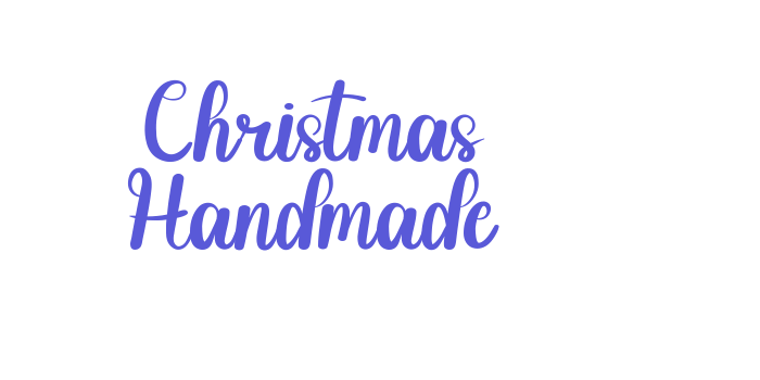 Christmas Handmade Font Download