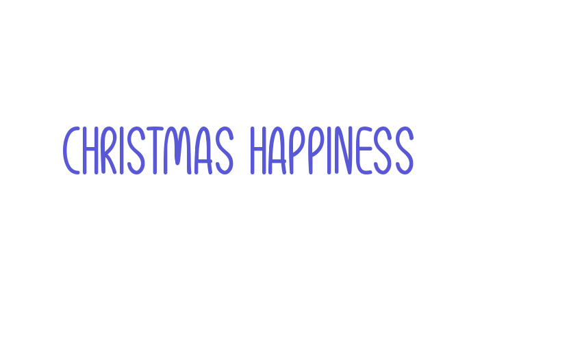 Christmas Happiness Font Download