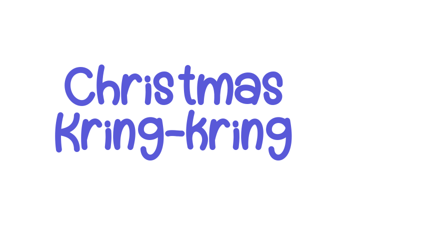 Christmas Kring-kring Font