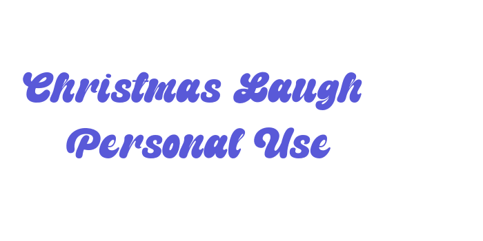 Christmas Laugh – Personal Use Font Download