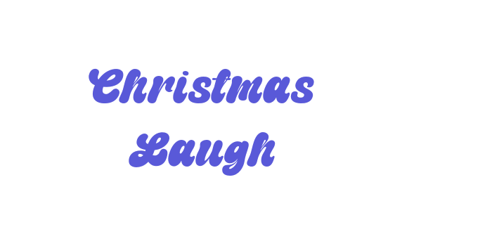 Christmas Laugh Font