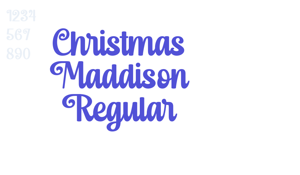 Christmas Maddison Regular-font-download