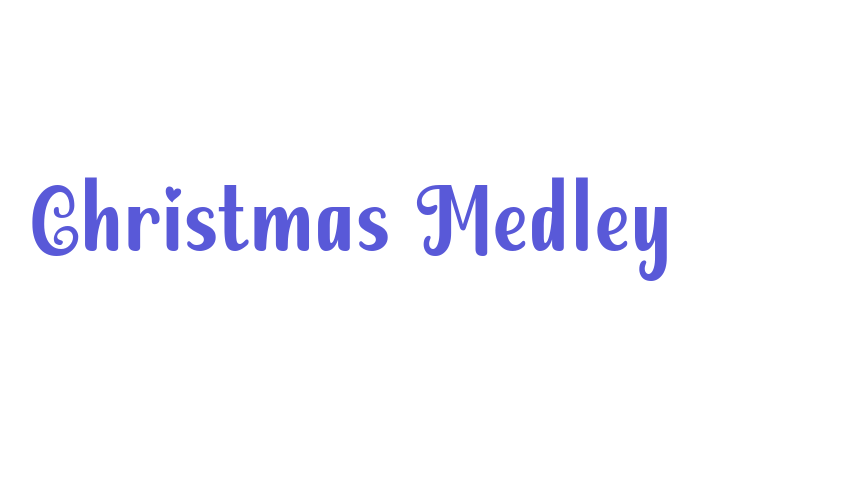 Christmas Medley Font