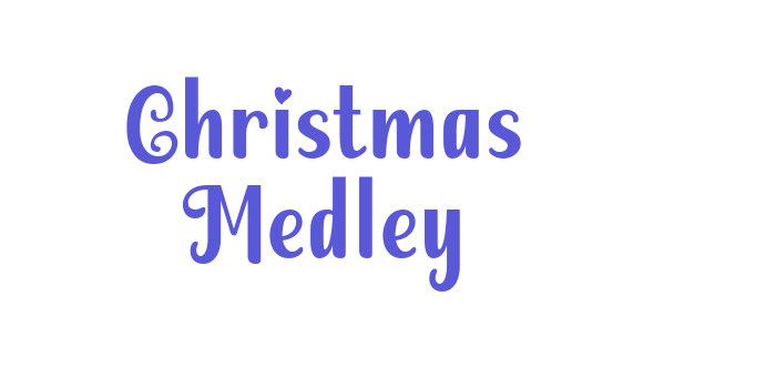 Christmas Medley Font