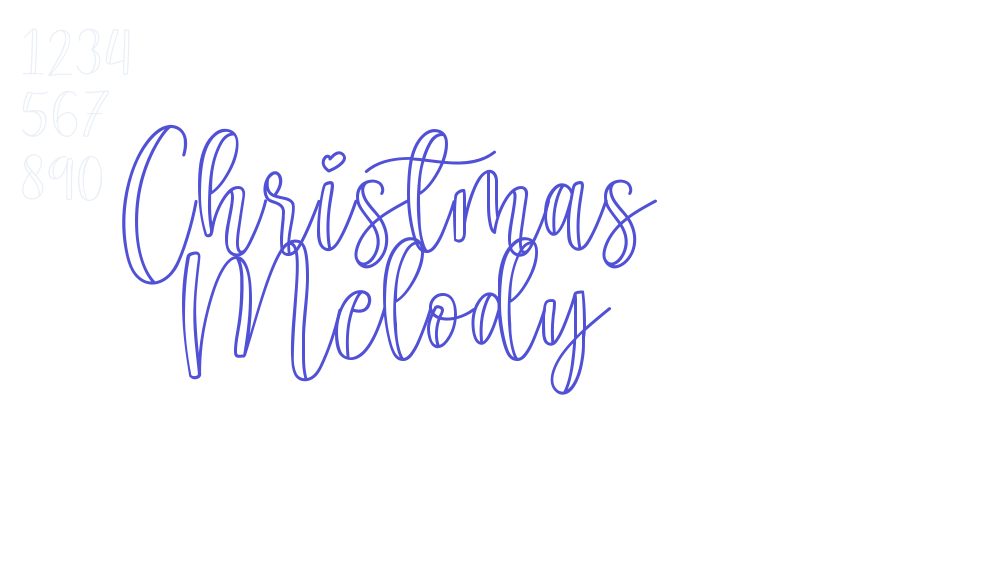 Christmas Melody-font-download