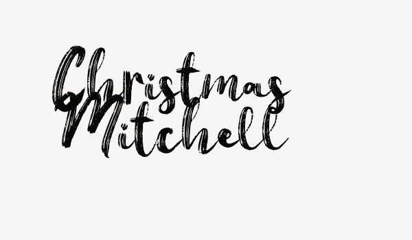 Christmas Mitchell Font