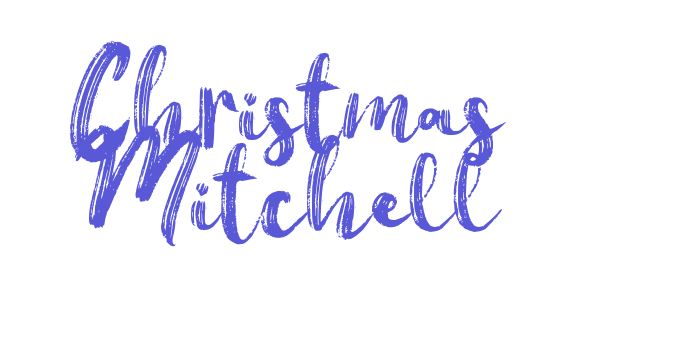 Christmas Mitchell Font