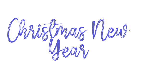 Christmas New Year Font Download